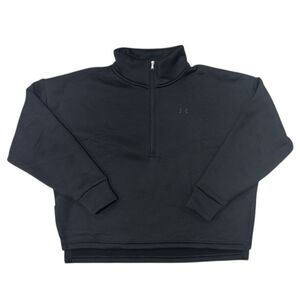 Under Armour Women's Warm Armour Fleece 1/2 Zip Pullover - Black